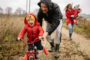 vélo en famille